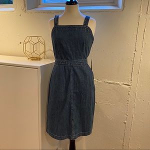 Denim Overall Dress